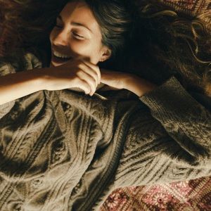 Christy Dawn Ester Sweater Size Small In Forest Green